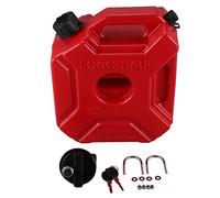 Andifany Lockable 5L Fuel Tanks Plastic Petrol Cans Car Mount Motorcycle Jerrycan Gas Can Gasoline Oil Container Fuel Canister