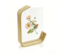 Andiker 4x6 Inches Floating Frame, 6x4 Photo Frame with Clear Acrylic Panel and L-shaped Base, Double Sided Photo Frame for display in Bedrooms, Living Rooms, Office