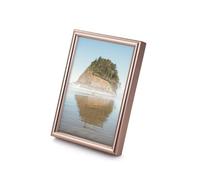 Andiker 6x4 Inch Photo Frame, Sturdy Aluminum Alloy Picture Frame with Mount Tabletop Decor for Birthday Wedding and Festival (Purple)