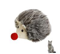 Andiker Catnip Toys for Cats, Vivid Hedgehog Shape Cat Plush Toy with Catnip & Bells Lightweight Interactive Cat Toys for Indoor Cats to Kill Time and Relieve Anxiety