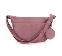 Andiker Crossbody Bag for Women, Large Capacity Canvas Shoulder Bag with 2 External Pockets 1 Detachable Mini Bag Causal Ladies Cross Body Bag with Adjustable Shoulder Strap (Pink)