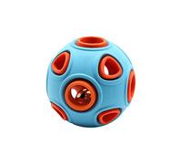Andiker Dog Ball, Dog Interactive Toy with Ring Bell Toys Dog Rubber Balls Bouncy Ball Pet Game Puzzle Ball to Increase IQ Search & Catch Bite Resistant Toy For Pet Chew Toy (s, blue)