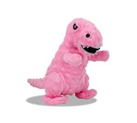 Andiker Dog Squeaky Toys, 8.66 In Plush Dog Toy Soft Dog Chew Toys in Dinosaur Shape for Chewing Biting Stuffed Dog Toys with a 3.93 In Squeaker and Crinkle Paper for All Breed Sizes Dogs (Pink)