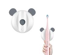 Andiker Electric Toothbrush Holder 1 Piece, Upgraded Magnetic Toothbrush Holder Stand Wall Mounted, Adhesive Toothbrush Organizers for Bathroom Accessories (white grey)