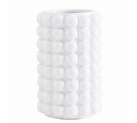 ANDING White Vase. Flowers. White Ceramic Vase for Home Decor. Pampas Grass Vase. Boho Vase.Modern Vase. Decorative Vase for Home Decor. Clay Vase Flowerpot (A9911L White Big)