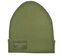 ANDINO ALPACA - 100% Baby Alpaca Wool Beanie Hat - Lightweight, Fine Knitting - Classic, Ribbed Cuffed, Fall/Winter, Unisex - Adult One Size Fits All