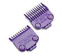 Andis 01900, Professional Attachment Combs - Comprised of Strong Magnets, Works on Nano Silver Technology, Deep Long-Lasting Sharp Teeth - for Every Age Group - Set of Two, Purple