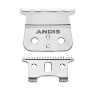 Andis - 04850 GTX T-Outliner Stainless-Steel Deep-Tooth Replacement Blade - for T-Outliner Cordless, Blackouts, GTO & GO - Close & sharp Cutting, Zero Gapped, Dependable & Long-Life Blade - Silver