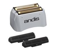 Andis 17155, Pro Shaver Replacement Foil and Cutter - Compatibles with Andis Models, Super Soft Gold Titanium Cutters - for Close Cutting, Smooth Shaving, No Bumps or Irritation, Zero Finish - Black
