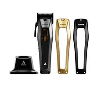 Andis 562446 Recon Professional Barber Hair Clipper, Adjustable Fixed Phaze Blade, Includes OG Comb Set, Lithium-Ion Battery, 4 Hour Runtime, Interchangeable Covers, Black/Gold