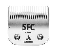 Andis 72630 Edge Detachable Dog Clipper Blade, Equipped with Stainless Steel for Precision Trimming, Fits Motor-Driven Trimmer, for Pet’s Fast Touch-Ups and Full Grooming, Size 5Fc, Silver