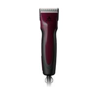 Andis 68530 Excel Professional 5-Speed Detachable Blade Clipper Kit - Animal/Dog Grooming, Rotary Motor, Soft-Grip Anti-Slip Housing, 14-Inch Cord, for All Coats & Breeds, SMC, Burgundy