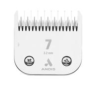 Andis 72610 UltraEdge Detachable Dog Clipper Blade - Constructed of Carbonized Steel, Specialized Hardening Process for Long Cutting Life - 1/8-Inch-Long Hair Cutting - Size-7, Chrome