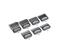 Andis Master Series Premium Metal Hair Clipper Attachment Comb 7 Piece Set, Blue, 1 Count (Pack of 7)