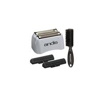 Andis Pro Shaver No.17155 Replacement Titanium Foil Assembly and Inner Cutters, With a Bonus BeauWis Blade Brush