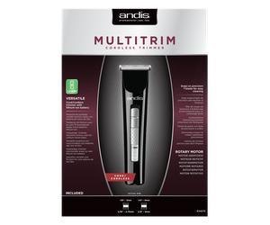 ANDIS PROFESSIONAL MULTITRIM CORDLESS TRIMMER 110-240V #24570 CLT