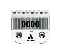 Andis Size 0000 Ultra Edge Detachable Blade | Rust-resistant finish, carbonized steel extends edge life, fits detachable clippers, ultra-close hair trimmer cut