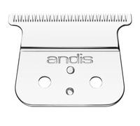 Andis - Slimline Pro Wide Replacement Carbon Steel T-Blade - Close & Sharp Cutting, Zero Gapped with Dependable & Long-Life Blade - for T-Outliner, Andis Model GTO, GO, SL, & SLS Trimmers - Silver