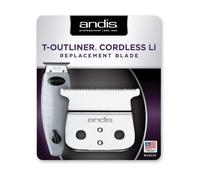 Andis T-Outliner Cordless Li Replacement Blade - Carbon Steel, Long-Lasting Sharpness, Close-Cutting T-Blade