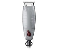 Andis, T-Outliner Trimmer - High-Speed Narrow-Cut Stainless-Steel T-Blade with Narrow Teeth, Powerful & Silent High-Speed 220V Magnetic Motor - for Side Dishes, Dry Shaving & Shades, 700 g, Silver