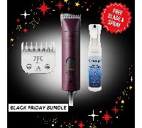 Andis UltraEdge AGC Super 2-Speed Brushless Clipper Burgundy Bundle