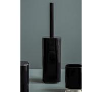 Premier Housewares Black Toilet Roll Holders Free Standing Acrylic Brush Holder Slender Toilet Brushes And Holders Sets Diamante Detailed Freestanding Toilet Roll Holder 9 x 39 x 9