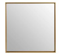 Ando Gold Medium Square Wall Mirror with Sleek Rim