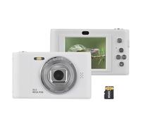 Andoer 1080P Digital Camera Digital Video Camera 50MP Photo Dual Lens 2.4 Inch Screen 8X Digital Zoom Built-in Flash Battery with 32GB TF Card Birthday Festival Gift for Kids Students Teenagers