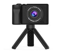 Andoer 1080P Kids Digital Camera with Tripod Mini Video Camera for Kids 12MP 2.4 Inch IPS Screen Built-in Battery with Neck Strap Mini Desktop Tripod Birthday for Boys Girls