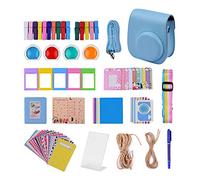 Andoer 12-in-1 Camera Accessories Bundle compatible with Fujifilm Instax Mini 11, Including Camera Bag, Photo Album, Photo Frame, Stickers, Pen, Lens Filter