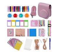 Andoer 12-in-1 Instant Camera Accessories Bundle Kit Compatible with Fujifilm Instax Mini 11 Including Camera Bag/Camera Strap/Photo Album/Photo Clips/Photo Frame/Hanging String/Stickers/Pen/Filters