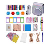 Andoer 12-in-1 Instant Camera Accessories Bundle Kit Compatible with Fujifilm Instax Mini 11 Including Camera Bag/Camera Strap/Photo Album/Photo Clips/Photo Frame/Hanging String/Stickers/Pen/Filters