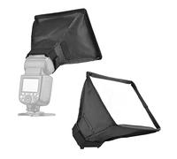 Andoer 17 x 15cm Mini Universal Camera Flash Softbox Speedlite Diffuser Foldable with Carry Bag Replacement for Nikon Compatible with Sony on-Camera Flash