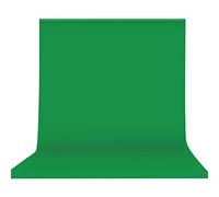 Andoer 2 * 3 m / 6.6 * 10ft Professional Green Screen Backdrop Studio Photography Background Washable Durable Polyester-Cotton Fabric One-Piece Design for Portrait Product Shooting