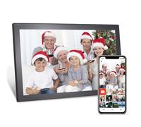 Andoer 21.5-Inch WiFi Digital Photo Frame Cloud Digital Picture Frame IPS Screen Touch Control 16GB Storage Auto Rotation Share Photos via APP with Backside Stand for Friends and Family