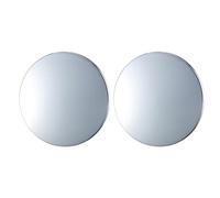 Andoer 2Pack Compact Adhesive Mirror for Selfie Phone Metal Plates Compatible with iPhone Samsung Photo Video Selfie Vlog Accessories