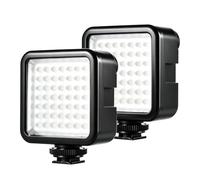 LED Video Light, Andoer 2pcs 49 LED Camera Light, Dimmable Camera Fill Light, Mini Video Light for YouTube Photography Video