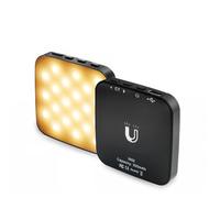 Andoer 2W Magnetic Phone Light Bi-color Selfie Light with 42 LED Bead 300mAh Battery, Metal Ring Suction Cup Clip Compatible with iPhone 15/14/13/12