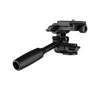 Andoer 3 Way Pan Tilt Head 360 Panoramic with Handle Quick Release Plate for Camera Tripod Mounting, 3KG Payload