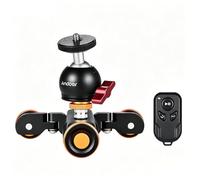 Andoer L4 PRO Motorized Video Camera Slider Dolly with Mini Ball Head, Remote Control, Rechargeable Baattery, 3 Speeds Mini Slider Skater for Canon Nikon Sony DSLR Lightweight Camera Smartphone
