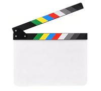 Andoer 30x24cm/12 * 9in Acrylic Film Clins Cinema Directors Clapper Board