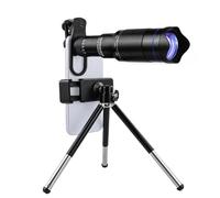 Andoer 40X Mobile Phone Telephoto Lens Kit with Lens Clip, Phone Holder, Extendable Mini Tripod, Remote Shutter for Hiking, Camping, Wildlife Watching