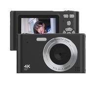 Andoer 4K 48MP Compact Digital Camera, 16X Zoom, Face Detection, Anti-Vibration, Beauty Effect, Motion Detection, Battery
