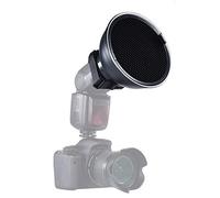 Andoer 5.9inch On-camera Flash Beauty Dish Reflector Diffuser with Grid for Yongnuo Godox Meike Neewer Canon Nikon Flash