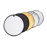 Light Diffuser, Andoer Photo Reflectors 24" 60Cm 5 In 1 Reflector Portable Photography Studio Multi Photo Disc Collapsible Light Reflector Camera Photoshoot Reflector Screen Round Sun Reflector