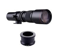 Andoer 500mm F/8.0-32 Multi Coated Super Telephoto Lens Manual Zoom + T-Mount to NEX E-Mount Adapter Ring Kit Replacement for Sony A9 A7 A7R A7S A5000 A6000 A6500 NEX-7 NEX-5 NEX-6 Cameras