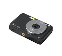 Andoer 50MP 4K Digital Camera, Compact, 16X Zoom, 2.8 Inch Screen, Auto Focus, Anti-Shake, Beauty Filters, Black