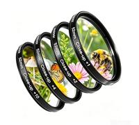 Andoer 52mm Macro Close Up Filter Set, (+1,+2,+4,+10) Macro Filters