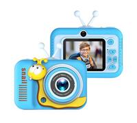 Andoer 720P Cute Cartoon Kids Camera Digital Camera 20MP Children Camera Kids Selfie Camera for Boys and Girls 4X Digital Zoom 2.0-inch Screen Dual Lenses Birthday Gift Festival Gift Great Gift