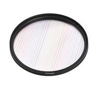 Andoer 77mm Rainbow Streak Lens Filter Special Effects Anamorphic Optical Glass Filter for DSLR Cameras